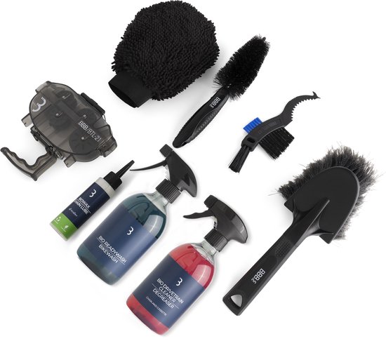 BBB Cycling Bike Cleaning Set - Fiets Schoonmaak Set - Kettingreiniger Fiets - Kettingolie Fiets Reinigingsset - Biologisch Afbreekbare Bike Cleaner - Plantaardige Formule Chain Cleaner - Fiets Cadeau - BTL-303 van BBB Cycling — afbeelding 2