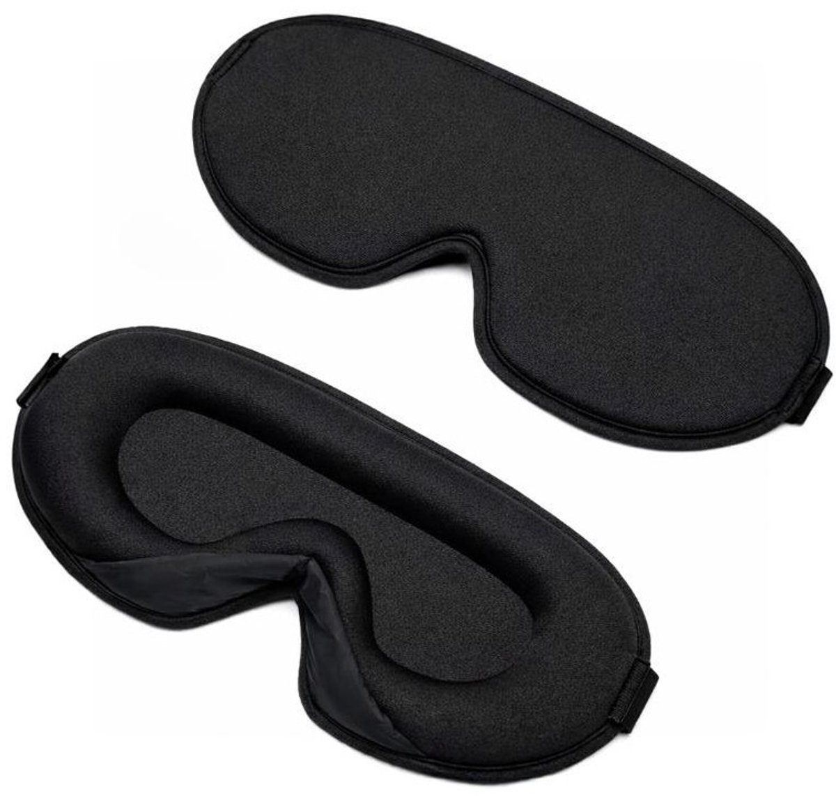 Slaapmasker voor wimperextensions - Oogmasker 3D Met Memory Foam - 100% Verduisterend - Zwart