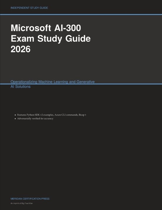 Meridian Certification Press Study Guides- Microsoft AI-300  ... - cover
