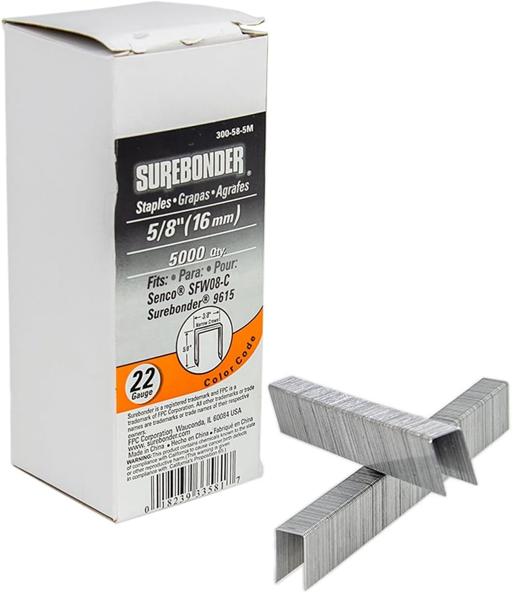 Bekledingsnieten - Meubelnieten - Meubels Stofferen - 22 Gauge Precisie - 5/8 Inch - Zilverkleurig