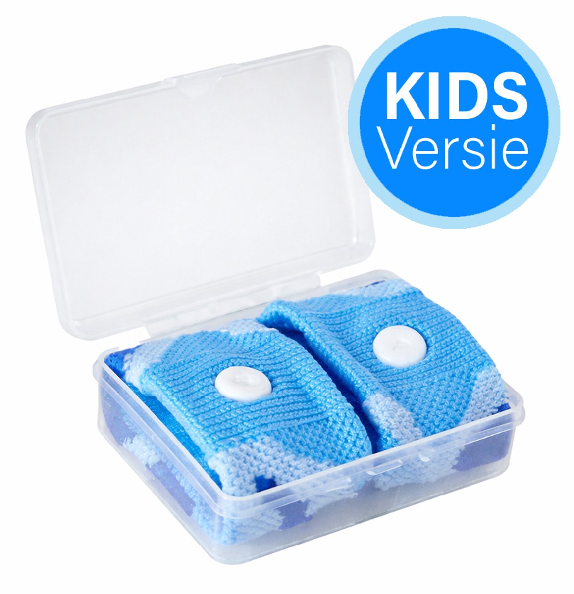 Kinderen Anti Misselijkheid Bandjes 2 stuks - Zeeziekte - Reisziekte - Anti Wagenziekte - Polsbandje - Camouflage Blauw