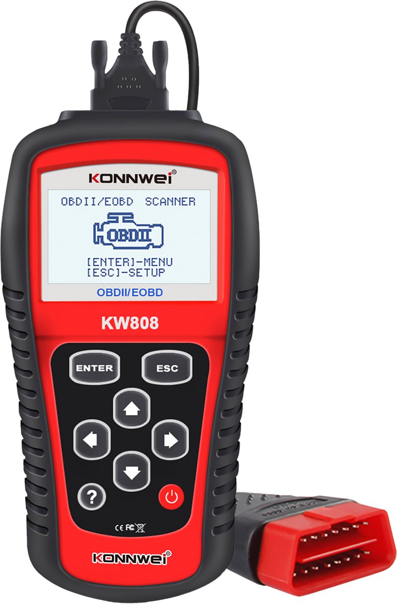 Konnwei KW808 Serie - OBD2 Diagnosetester - Voertuigdiagnostics - Compact en Licht
