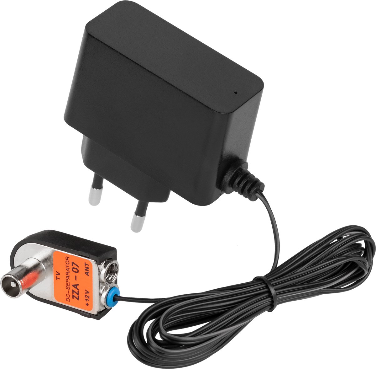 Telkom Telmor ZZA-7 Serie - Universele Antennevoeding - Geïntegreerde Splitsing - Frequentiebereik 47,5-862 MHz - Signaalscherm met LED-indicator