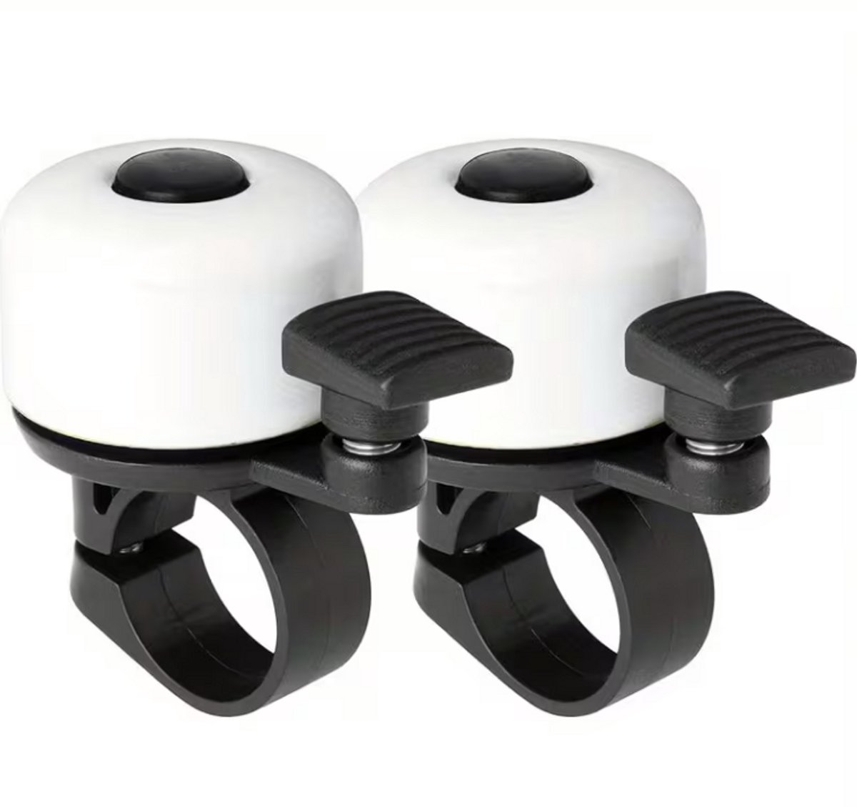 Witte Fietsbel of Toeter – 120 dB – Voor Kinderfiets & Volwassen Fiets – Luid Geluid – Fiets Accessoire – Per Stuk