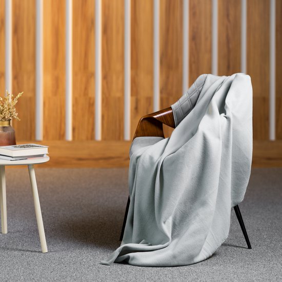 Teesa - Grijze Polarfleece Deken - 130x150 cm - Oeko-Tex 100 — afbeelding 4