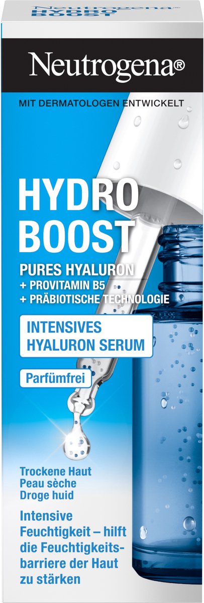 Neutrogena Hydro Boost Intensief Hyaluron Serum - hydraterend serum - voor een gezond uitziende huid - 1 x 15 ml