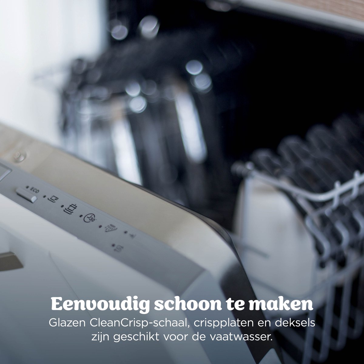 Ninja CRISPi PRO 7-in-1 Glazen Airfryer met 7 functies - Airfryen, Bakken, Braden, Rijzen, Drogen. Max Crisp en Opnieuw krokant maken - 2.3 liter en 5.7 liter glazen schaal - PFAS vrij koken - Grijsgroen - AS101EUGY — afbeelding 6