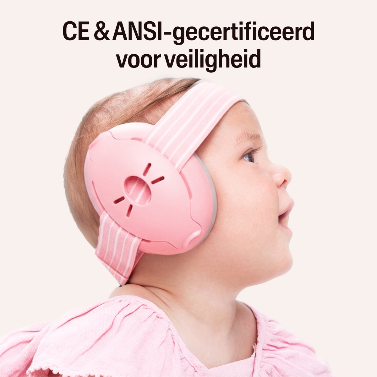 Alpine Muffy Baby Gehoorbescherming (12-36 Maanden) - Gecertificeerde Koptelefoon Baby - Verstelbare Oorbeschermers voor Baby en Peuter - 23 dB Demping - Blush – foto 6
