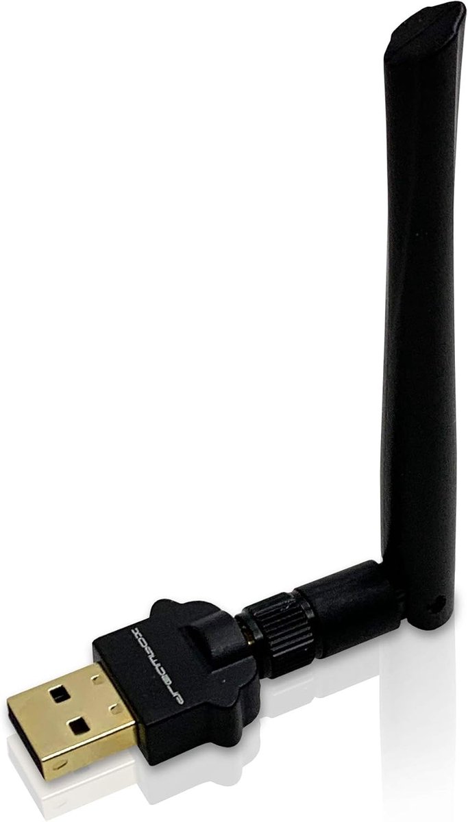 Draadloze USB Adapter - Wifi Dongle - Snelle Internetverbinding - Dual Band AC1300 - Compact Formaat - Zwart