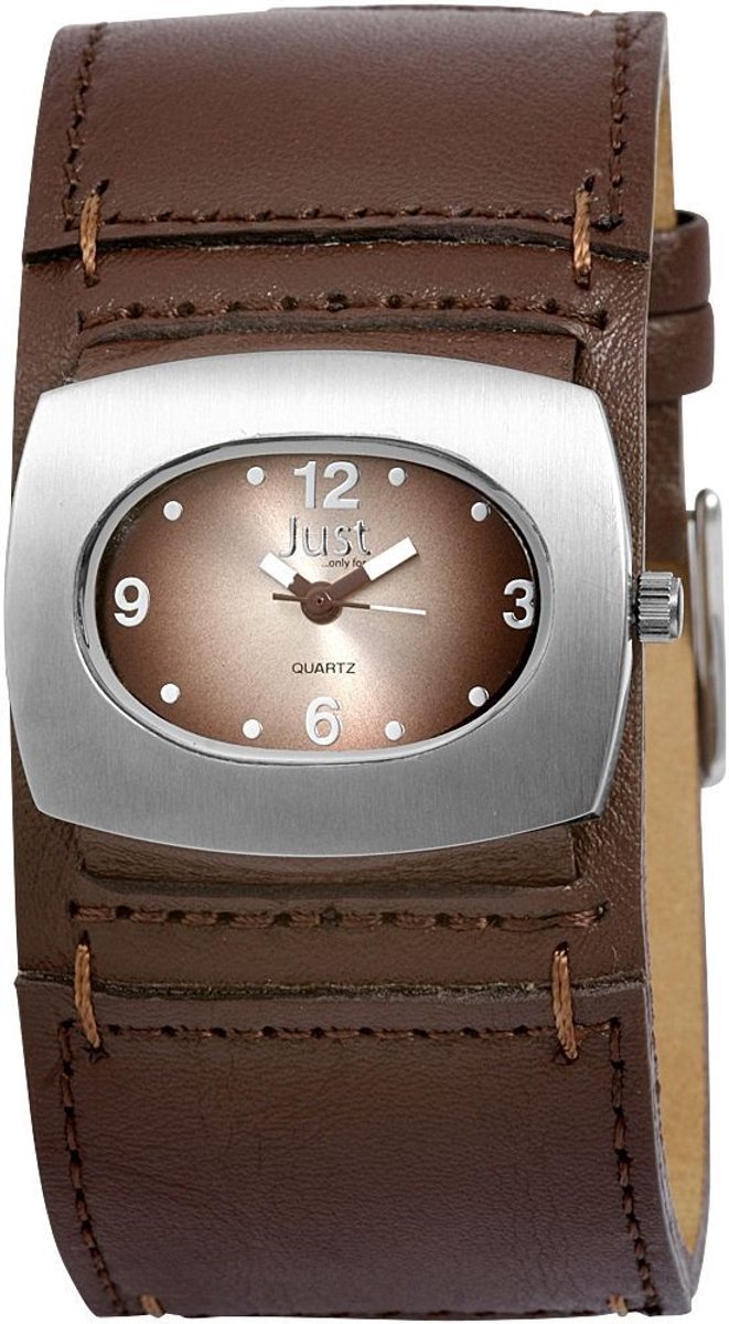 JUST dameshorloge van echt leer Arid Just JU109 analoog dameshorloge met echte leren band - adviesprijs 29,95 €