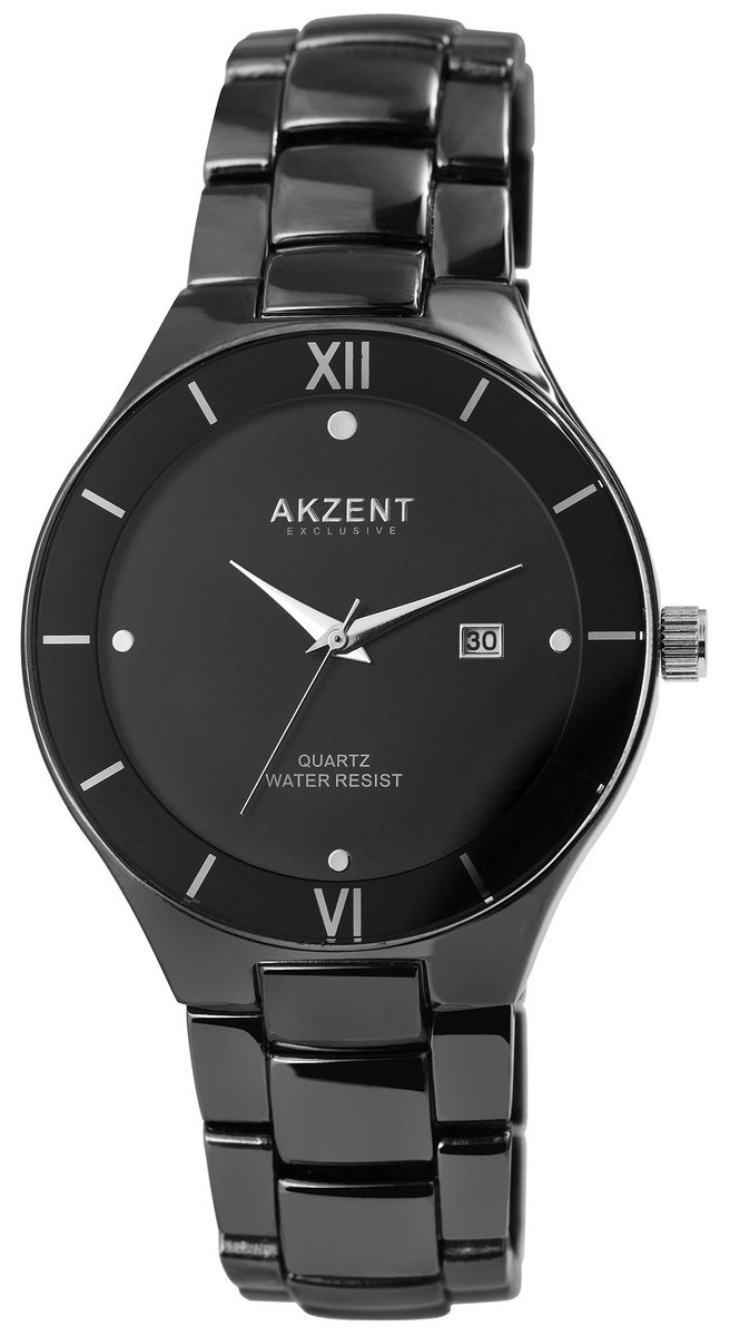 AKZENT Herenhorloge metaal Zefir Akzent Exclusief herenhorloge met metalen band