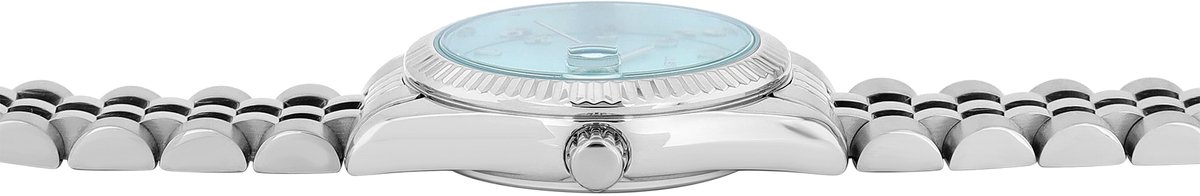 JUST WATCH dameshorloge roestvrij staal JW10250 Met roestvrijstalen schakelband, datumweergave, D 27 mm, 5
