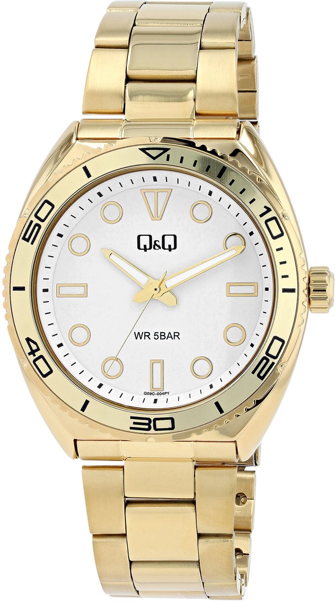 QQ Armbanduhr goldfarbig, 5 ATM