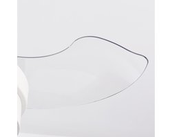 LumenXL - Plafondventilator met lamp en 3 uitklapbare bladen, Vjetar - wit met houtoptiek