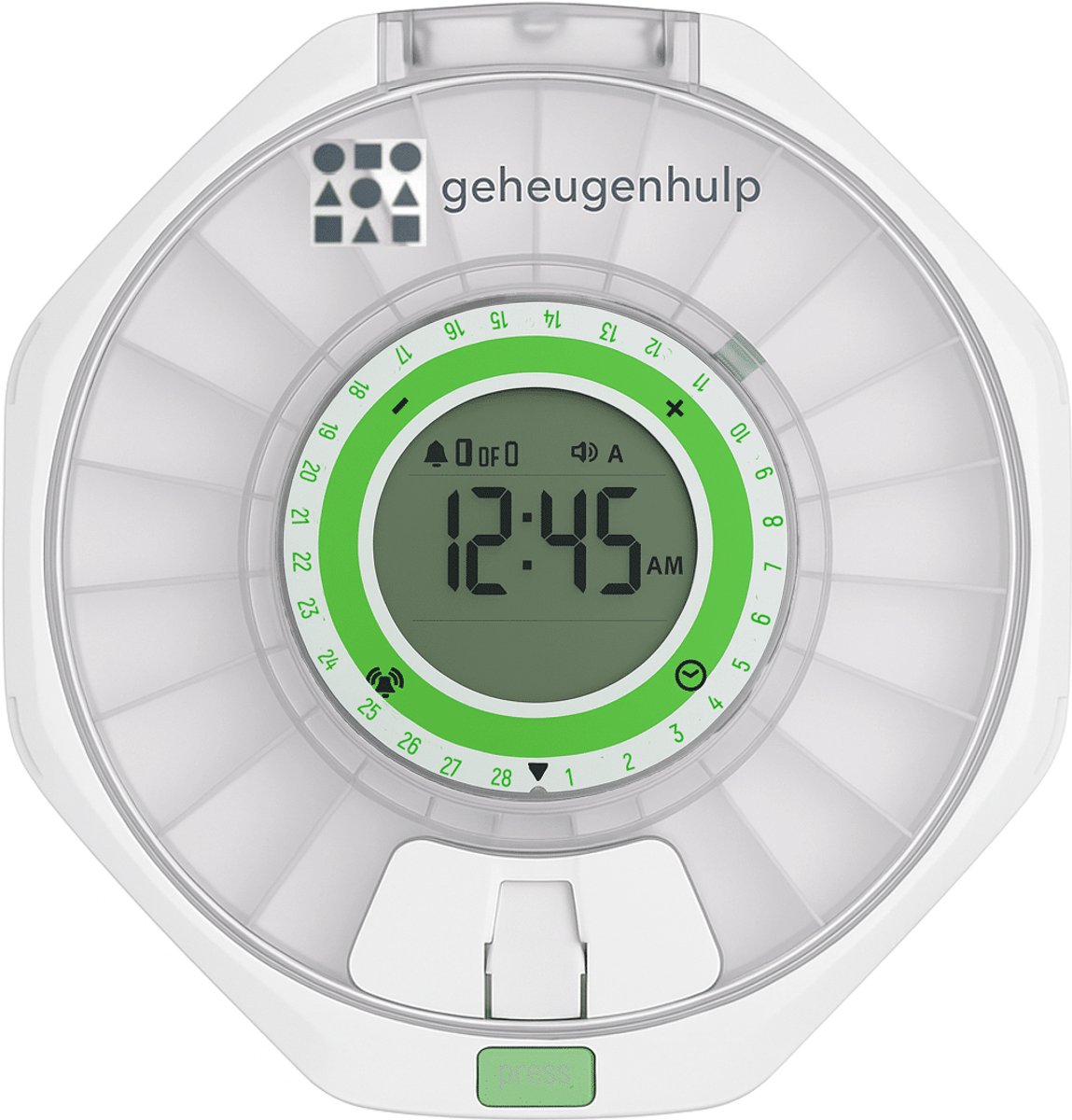 Beveiligde Automatische medicijn carrousel - 9x alarm- Beveiligde pillendoos