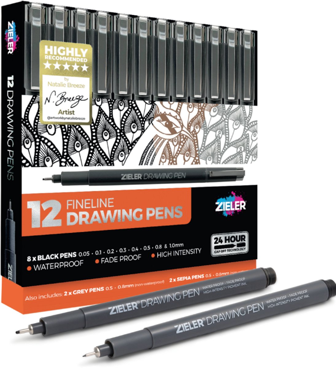 Zieler Fineliner Set 12X