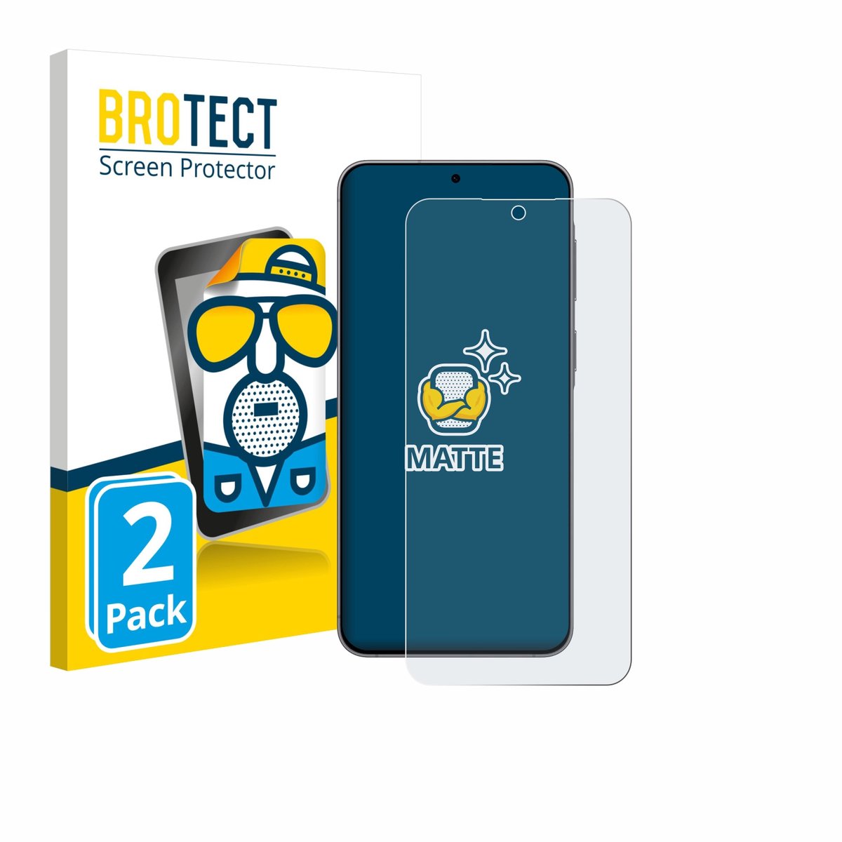 BROTECT - Screenprotector voor Samsung Galaxy A57 5G - Folie Beschermfolie matte 2 Stuks