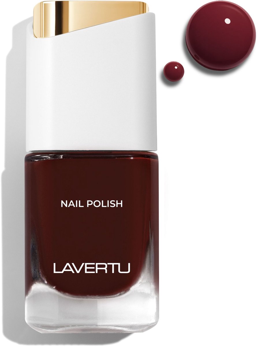 LAVERTU Nagellak Unique – 26 Gravetye Beauty - Langhoudende Vegan Nagellak met Glanzende Finish – Sneldrogend & Verzorgend – 10 ml