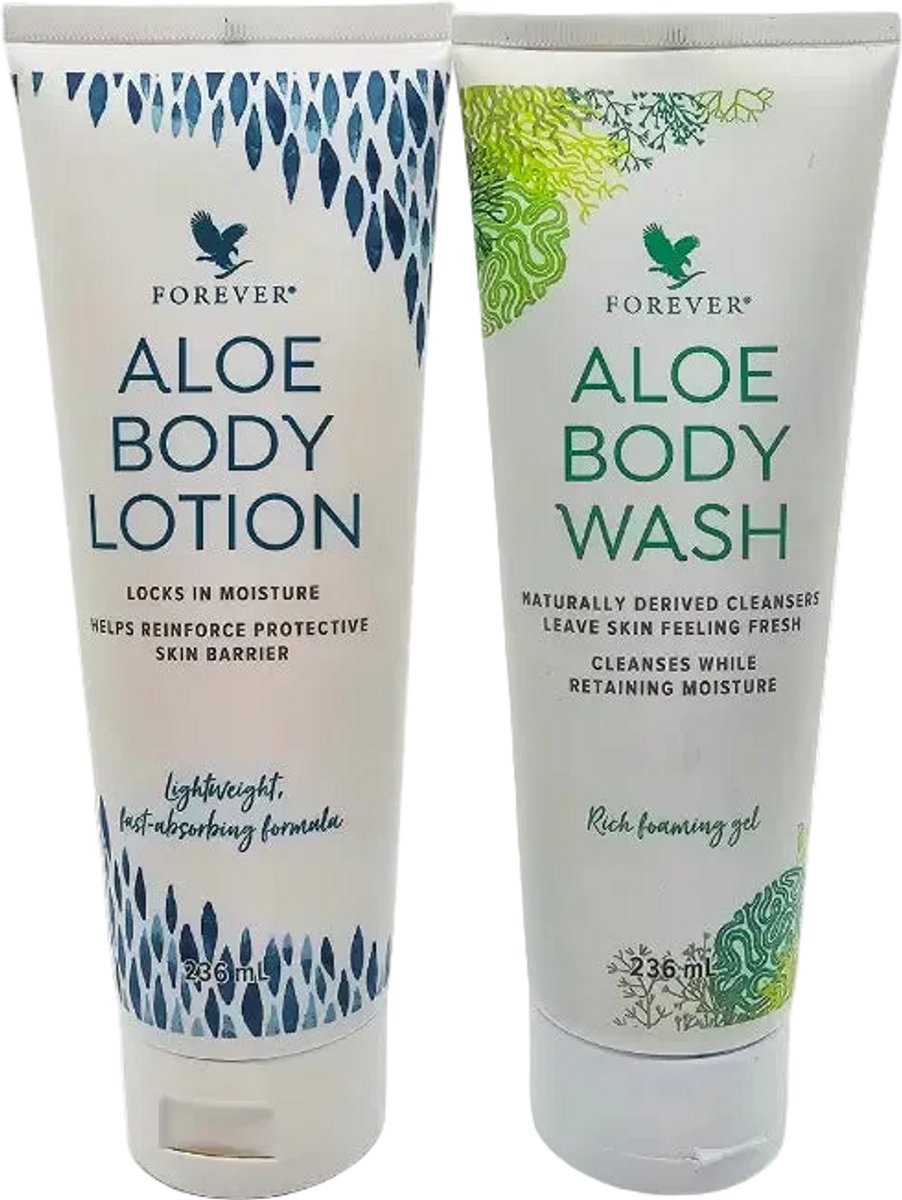Forever Aloe Body Wash & Aloe Body Lotion - combopack