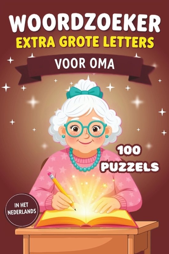 Woorzoeker- Woordzoeker voor Oma - cover