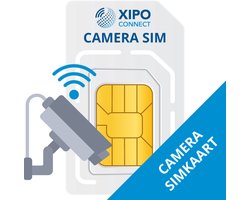 XIPO CONNECT - Camera Simkaart Wereldwijd + 2GB Data - 365 Dagen geldig