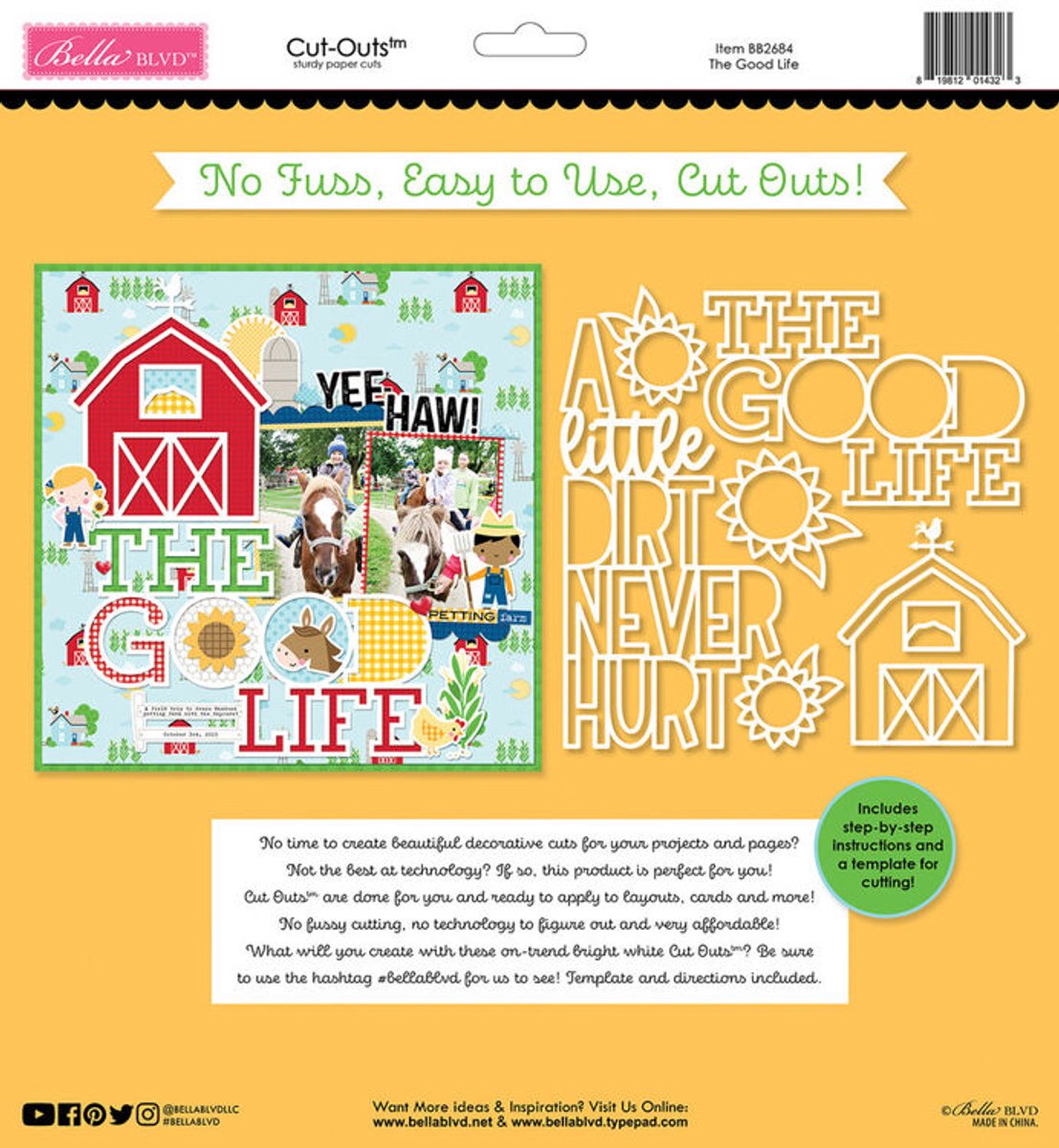 Bella BLVD - The Good Life Cut Outs (BB2684)