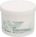 Witte pot met Wella Nutricurls Waves & Curls, 500 ml. Deep Treatment for Waves & Curls.