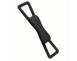 Go Go Gadget - Handriem - Hand strap - Siliconen - Ergonomisch - Elastisch - Waterproof - Geschikt voor kindle, e-readers, tablets en telefoons - 19*4cm - 1 stuk - Zwart