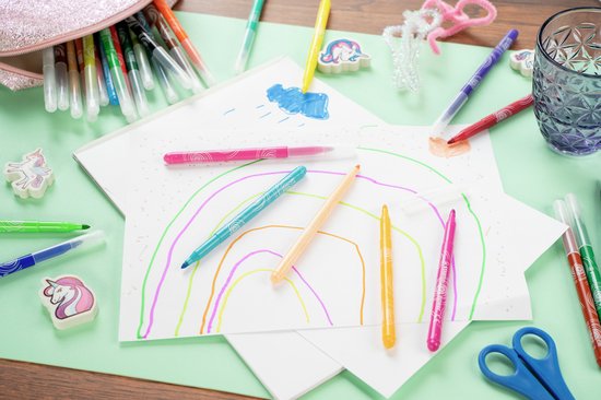 STABILO Power - Viltstift - Tot 8 Weken Zonder Dop - Etui Met 30 Kleuren