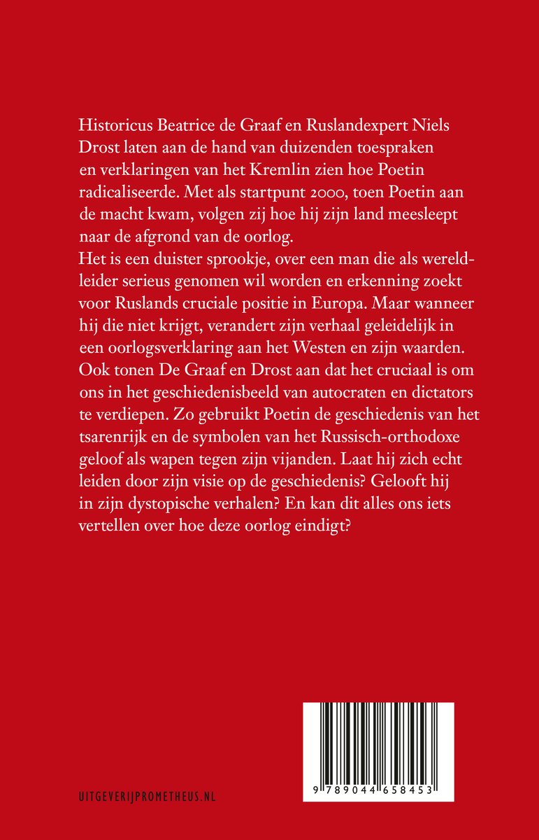 Poetins tsaristische droom - back cover
