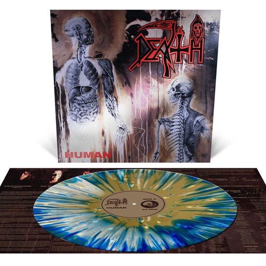Death - Human (White Blue Gold Splatter Vinyl)