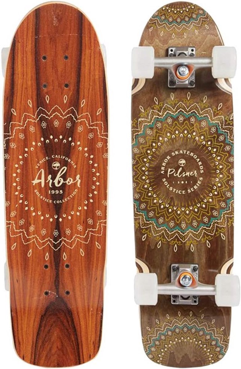 Complete Minicruiser Skateboard Pilsner Stijl Comfortabel en Stijlvol