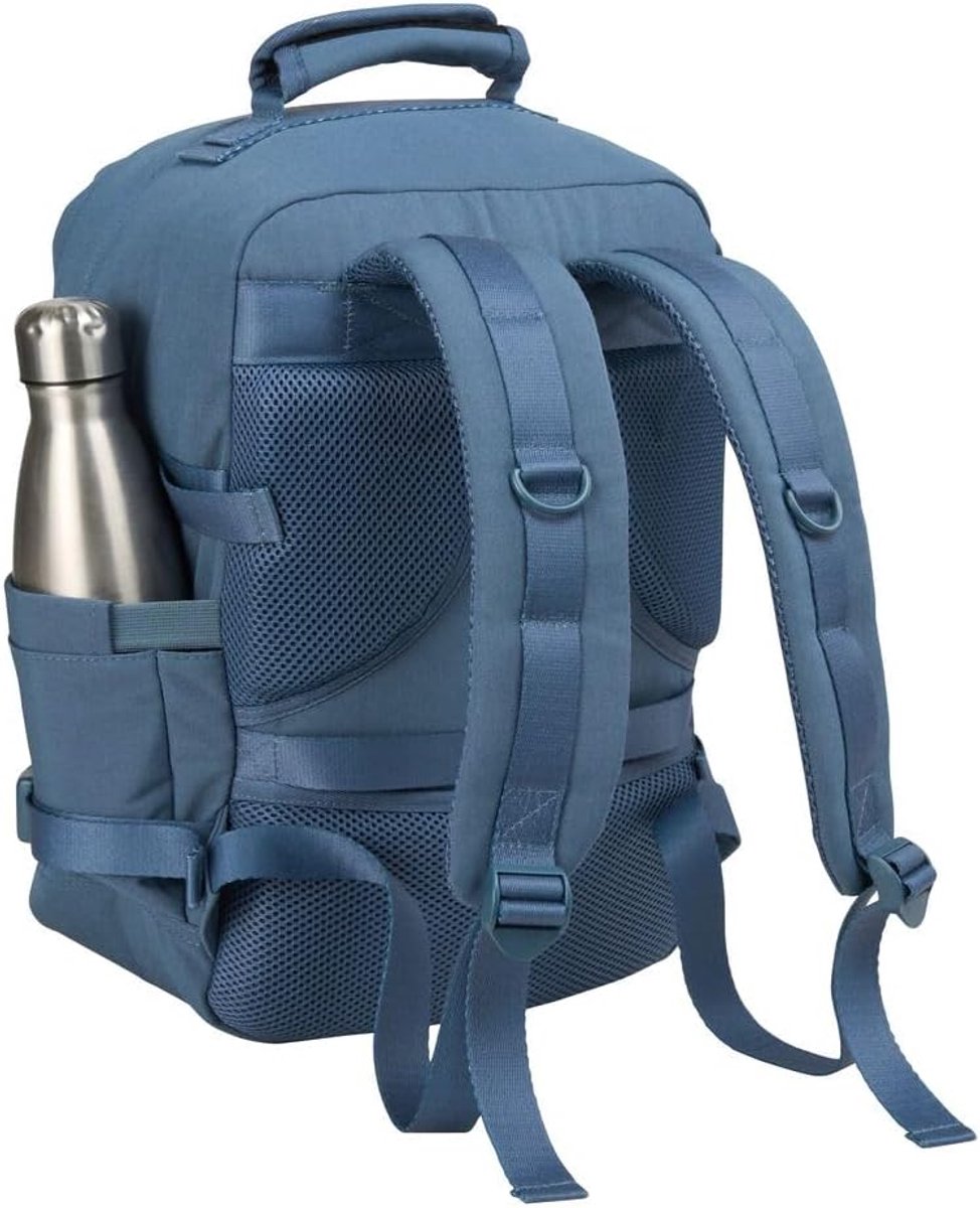 CabinMax Metz Reistas – Handbagage 24L Ryanair / Wizz Air – Rugzak Transavia – Schooltas - 40x30x20 cm – Compact Backpack – Lichtgewicht – Loch blue – foto 5