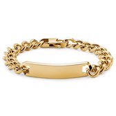 Nomen | 10 mm Goudkleurige ID-plaatarmband