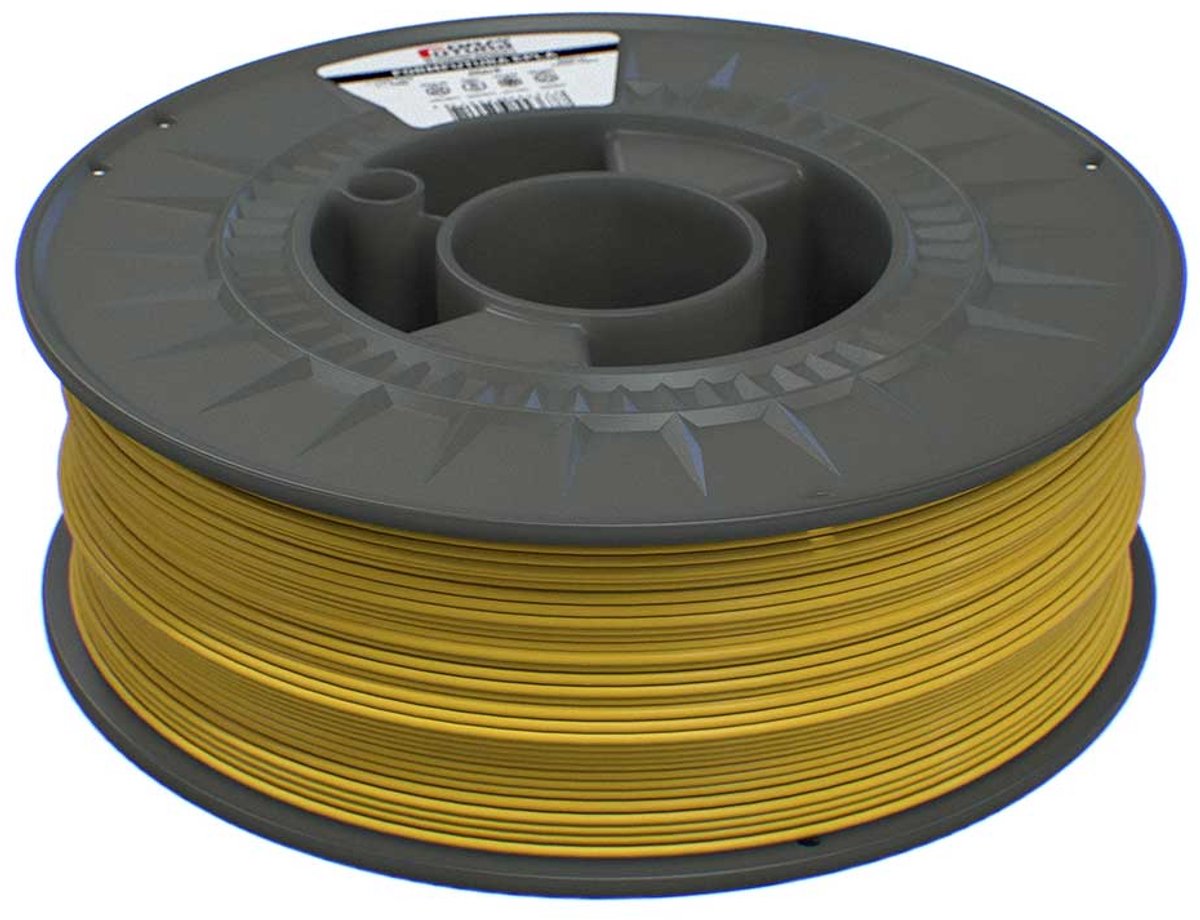 FormFutura Bulk PETG Filament - 1.75 mm - Geel - Nederlands filament - 1000g spoel