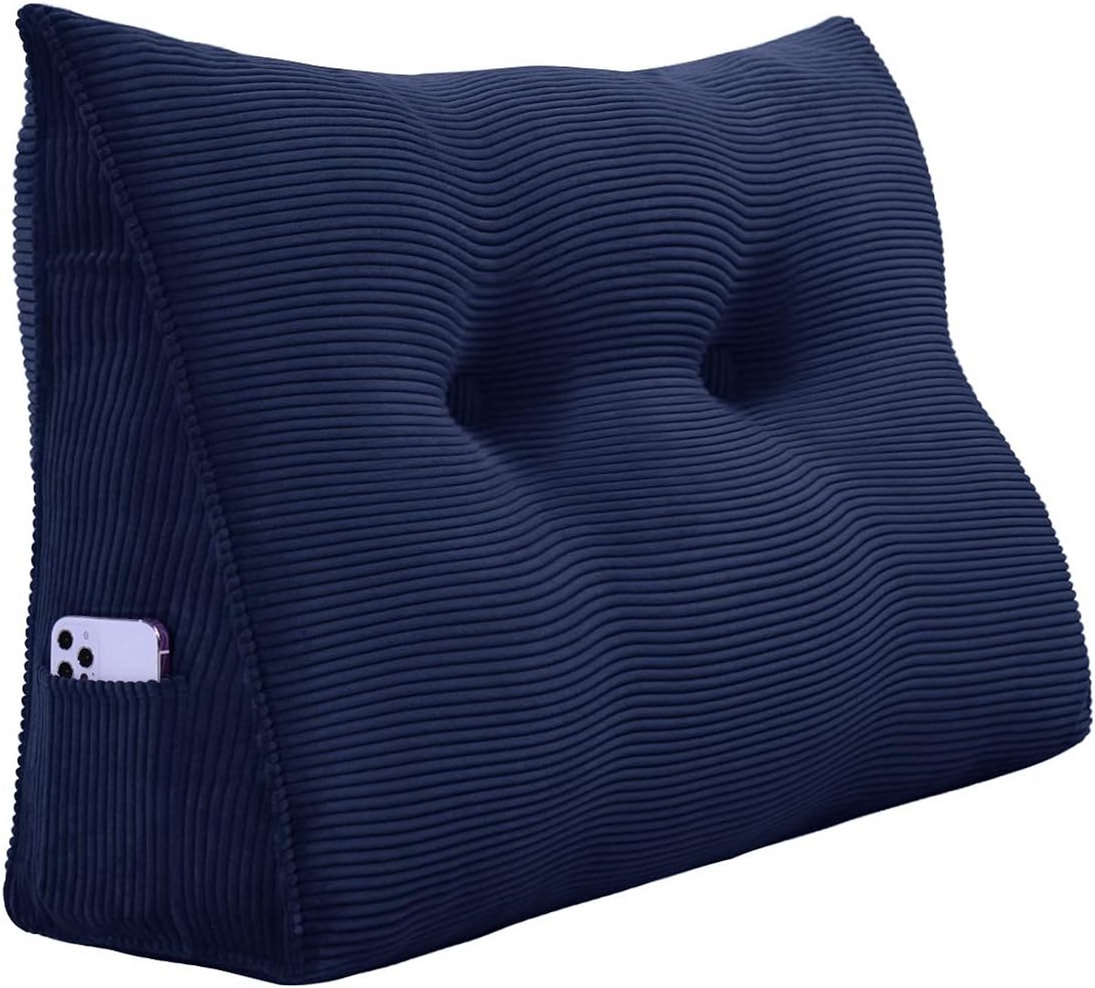 Ergonomisch Rugkussen voor Bed en Sofa - Corduroy Hoofdeinde Kussen