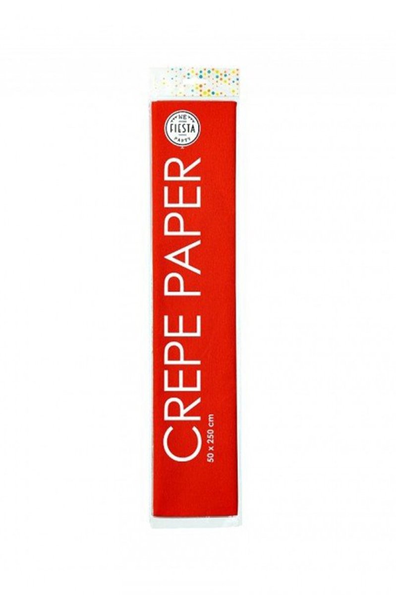 Crêpe papier in knalrode kleur