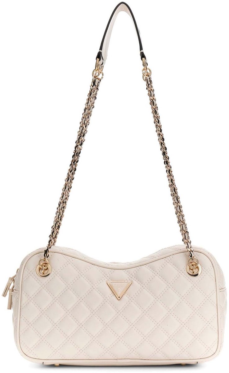 GUESS schoudertas Giully II Shoulder Satchel Bone beige