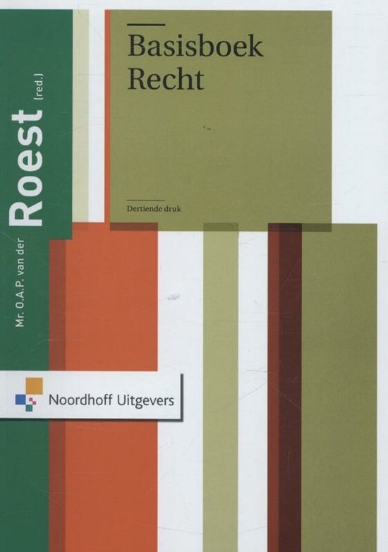 Basisboek recht - cover