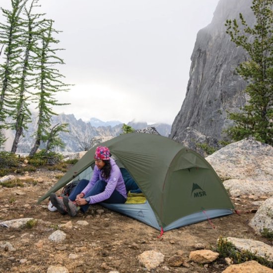 MSR Hubba Hubba LT 2 - Lichtgewicht 2-persoons trekkingtent - Ruim en ventilerend - 3 seizoenen van Merkloos — afbeelding 3