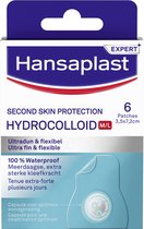 Hansaplast Second Skin Protection Pleisters - Hydrocolloïde Wondpleisters - 6 stuks - Waterproof - 72+ uur fixatie