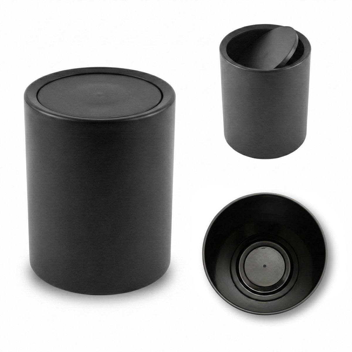 Badkamerafvalemmer RUND, 6 l