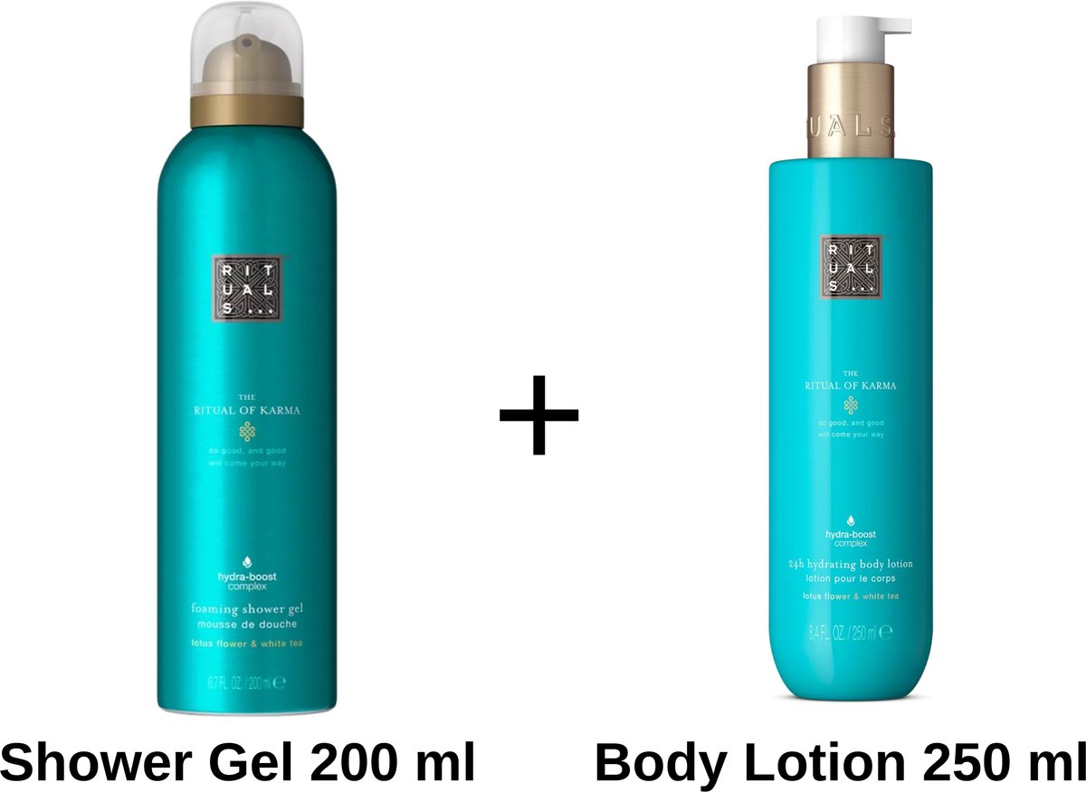 Rituals of Karma - Shower Gel 200 ml - Body Lotion 250 ml