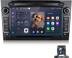 Junsun Android 15 Autoradio Geschikt Voor Opel Astra H Corsa C & D Agila Combo Antara Vectra Zafira Meriva Vivaro Tigra, Draadloze CarPlay - KAM - DAB+ - GPS-Navigatie - Stuurwielbediening - Bluetooth, WiFi, FM, 7-inch Touchscreen, DSP, Quad-Core