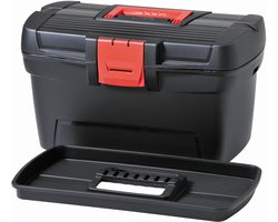 Curver Herobox gereedschapskist - 16" - Kunststof - Zwart/rood