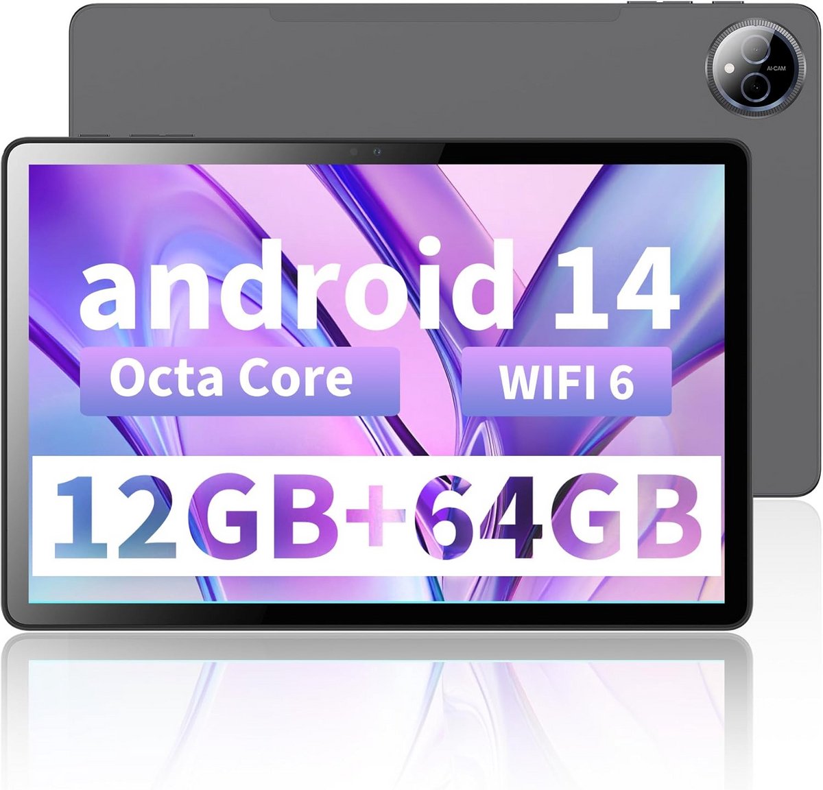10,1 inch Android Tablet met 8GB RAM, 64GB Opslag en Octa-Core