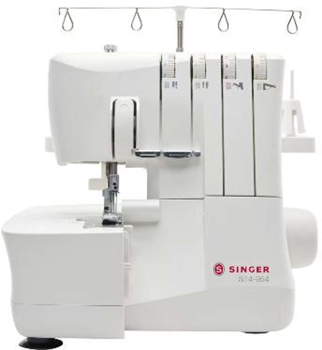 SINGER Overlockmachine S14-954 - 2 tot 4 draads - lock naaimachine - Naaien met en zonder mes