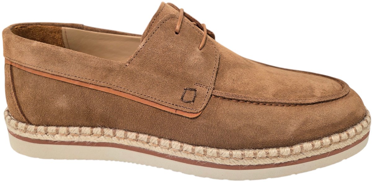 Melik Jean Sigaro Suede Veterschoenen Bruin Suede Heren - Bruin - 42