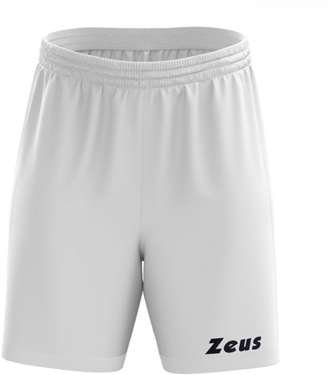 Sportshort/Korte broek Zeus, WIT, maat XXS (140-146)