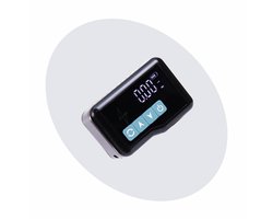 Voltano Mini Elektrische Bandenpomp / Fietspomp Voor Auto / Motor / Scooter - Zwart / Ijsblauw - Draagbare Luchtcompressor - Voorgeprogrammeerde Standen - Pomp Tot 10,3 BAR - Incl. Opzetstukken Presta, Schader, Hollands Ventiel En Meer